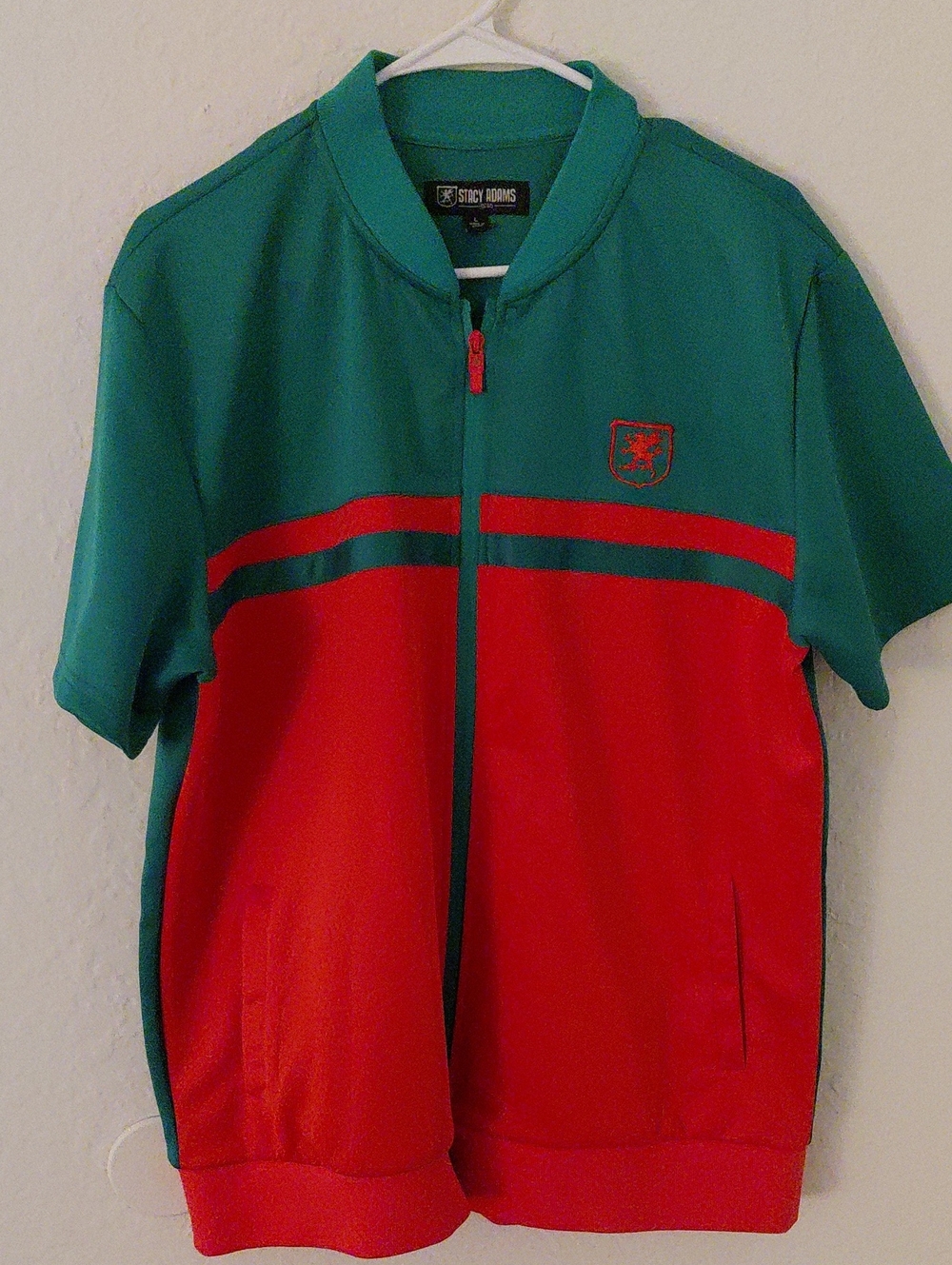 Stacy Adams Colorblock Zip-Front